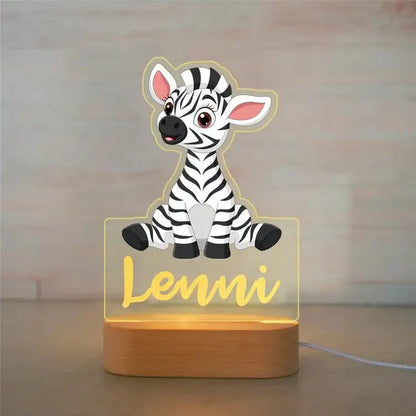 BusyTod Personalized Children Animal Night Light