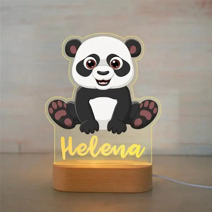 BusyTod Personalized Children Animal Night Light