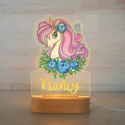 BusyTod Personalized Children Animal Night Light