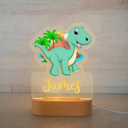 BusyTod Personalized Children Animal Night Light
