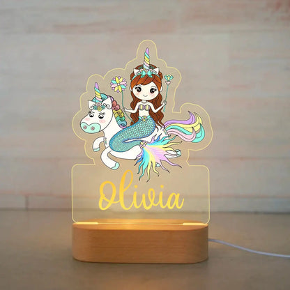 BusyTod Personalized Children Animal Night Light