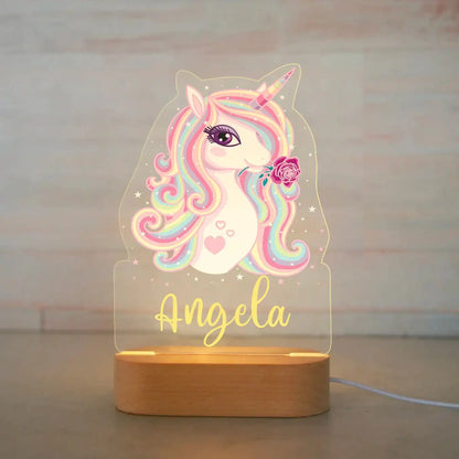 BusyTod Personalized Children Animal Night Light