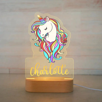 BusyTod Personalized Children Animal Night Light
