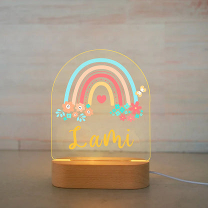 BusyTod Personalized Children Animal Night Light