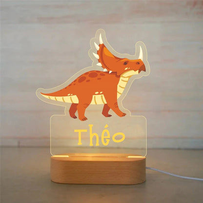 BusyTod Personalized Children Animal Night Light