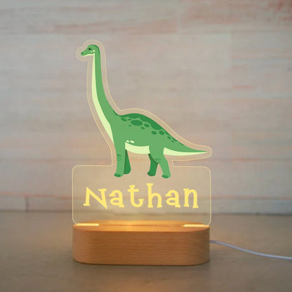 BusyTod Personalized Children Animal Night Light