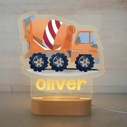 BusyTod Personalized Children Animal Night Light