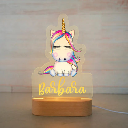 BusyTod Personalized Children Animal Night Light